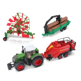 bburago-die-cast-fendt-farm-tractor-with-3-trailers-detaield-small