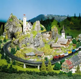 faller-driveway-set-model-kit-with-75-multicoloured-standard-size