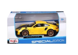 bburago-porsche-911-gt2-rs-realistic-1-24-yellow-and-black-scale