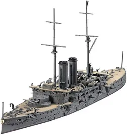 hasegawa-hwl151-1-700-scale-ijn-battleship-mikasa-waterline-model-kit