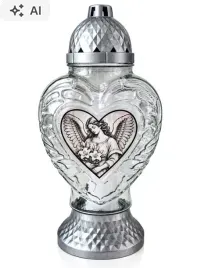 znicz-szklany-serce-z-aniolem-srebrny-elegancki-lampion-nagrobny