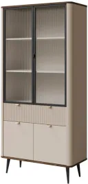 witryna-do-salonu-90-cm-mirel-stojaca-na-ksiazki-z-szuflada-kaszmir
