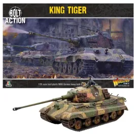 king-tiger-1-56-german-army-plastic-scale-model-tank-grey-or-green-small