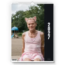 kalendarz-scienny-2027-tusk-a3-zaznaczone-swieta-imieniny