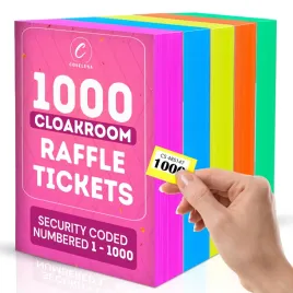 coselena-5-pack-cloakroom-raffle-ticket-booksblue-green-pink-red-yello