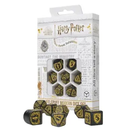 harry-potter-pack-des-hufflepuff-modern-dice-set-burgundy-gold-standard