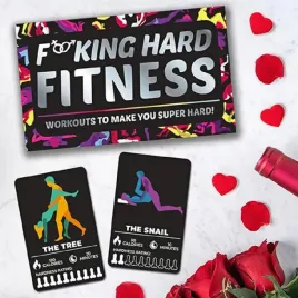 gift-republic-fcking-hard-fitness-cards-multicolor-5-51-x-green-one-size