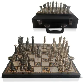 guruji-divinity-collectible-tribal-warli-art-brass-black-silver-one-size