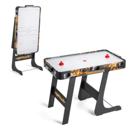 powerplay-3ft-folding-air-hockey-table-mini-table-game-for-kids-black