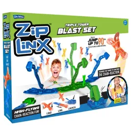 john-adams-ziplinx-triple-tower-blast-set-high-flying-green-one-size