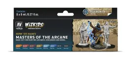 vallejo-av-wizkids-set-masters-of-the-arcane-various-8-ml-pack-of-8