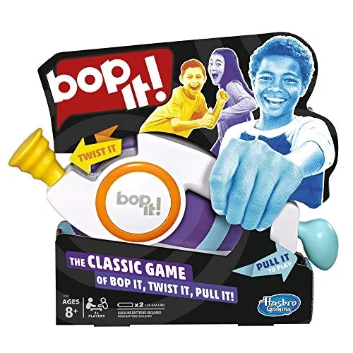 Hasbro Gaming Bop It! Electronic Dexterity Game, Travel Toys For Gids