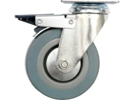 kolko-skretne-125mm-z-szara-guma-i-hamulcem