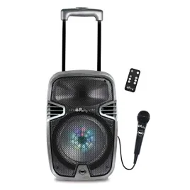 lexibook-iparty-bluetooth-karaoke-speaker-trolley-with-light-effects-and