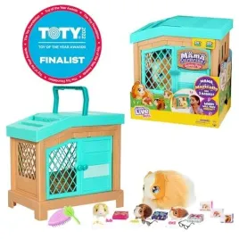 little-live-pets-26410-soft-interactive-mama-guinea-pig-and-her-hutch-and