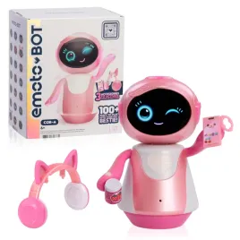 just-play-emotobot-cor-a-interactive-robot-kids-toy-pink-15-cm