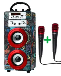 dynasonic-karaoke-machine-with-2-microphones-portable-bluetooth-speaker