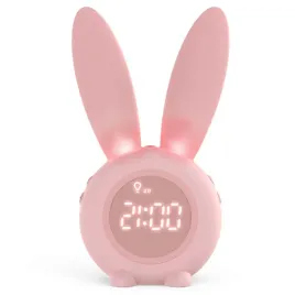 homealexa-kids-digital-alarm-clock-with-rabbit-design-led-wake-up-one
