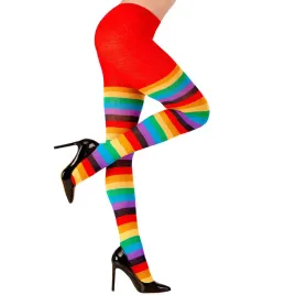 widmann-widman-rainbow-tights-adult-fancy-dress-accessory-multi-one-size