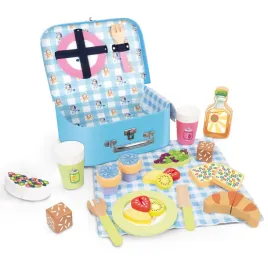 bluey-picnic-basket-set-30-piece-wooden-roleplay-child-size