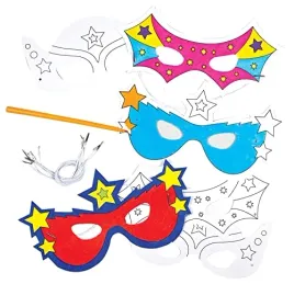 baker-ross-ef624-star-hero-masks-paper-6-packwhite