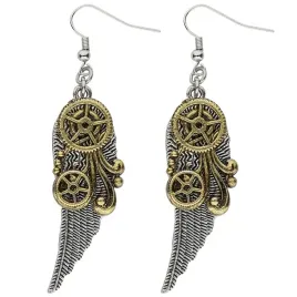 widmann-generique-steampunk-cog-and-feather-earrings-for-gold-one-size