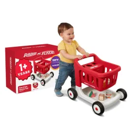 radio-flyer-scan-sort-shopping-cart-baby-walker-ages-1-red-one-size