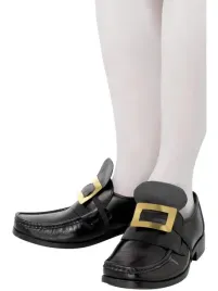 smiffys-tales-of-old-england-metal-shoe-buckle-gold-with-elastic-one-size