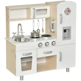 homcom-play-kitchen-kids-playset-with-microwave-ages-3-74l-x-30w-x-81h-cm