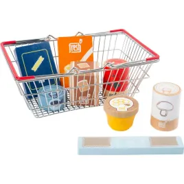 small-foot-11443-groceries-set-in-shopping-basket-fresh-made-multicolored