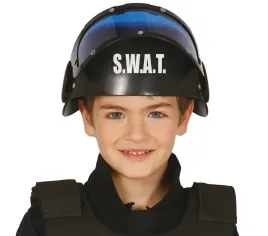 guirca-13365-0-police-helmet-s-w-a-t-children-one-size-multicoloured