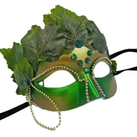 smiffys-unisex-adult-forest-nymph-eye-mask-one-size-green-golden-color