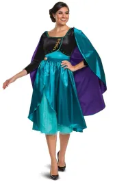 disguise-womens-frozen-2-queen-anna-dress-deluxe-adult-teal-black