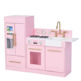teamson-kids-little-chef-charlotte-modern-play-kitchen-pink-gold-one-size