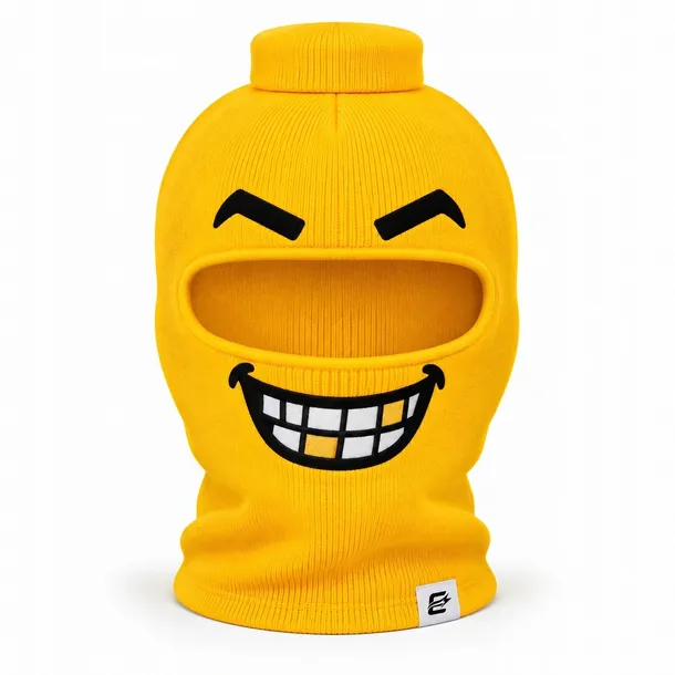 Kominiarka Termoaktywna na wzór LEGO Żółty Uśmiech z Zębami EVERSTORE