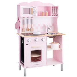 new-classic-toys-11067-wooden-pretend-toy-kitchen-for-3y-for-kids