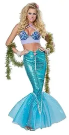california-costumes-women-s-deluxe-mermaid-adult-sized-costume-blue-xs