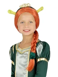 smiffys-shrek-princess-fiona-wig-for-children-plaited-wig-official-shrek