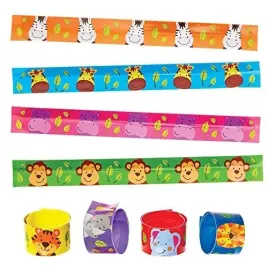 baker-ross-fx660-jungle-chums-snap-on-bracelets-pack-of-8-party-bag