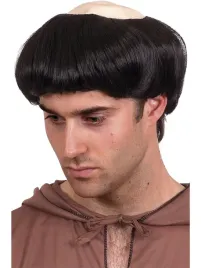saints-sinners-fancy-party-monks-wig-mens-short-cut-beige-one-size