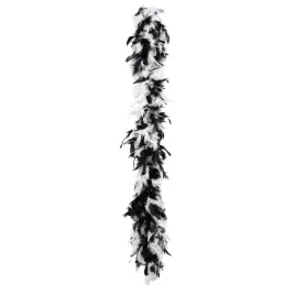 boland-feather-boa-50-g-length-approx-180-cm-black-white-one-size