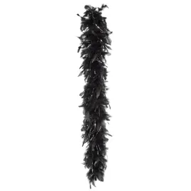 boland-feather-boa-50-g-length-approx-180-cm-black-silver-one-size