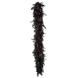 boland-feather-boa-50-g-length-approx-180-cm-20s-black-gold-one-size