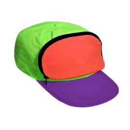 cap-sac-bum-bag-hat-fanny-pack-cap-forneon-green-purple-neon-or