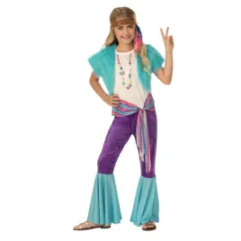 rubies-kids-hippie-girl-costume-with-waistcoat-flared-trousers-multi-xl