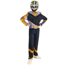 rubies-power-rangers-cosmic-fury-black-ranger-kids-costume-size-age-7-8