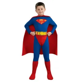 rubies-official-dc-superman-kids-fancy-dress-boys-superhero-multicoloured
