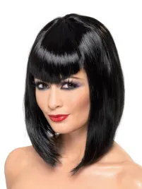 smiffys-womens-ladies-vampire-wig-one-size-black