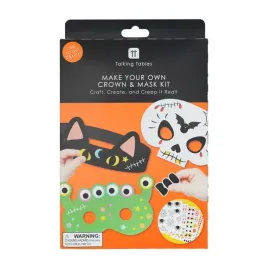 talking-tables-halloween-masks-headband-kit-12-pack-diy-fancy-dress-black