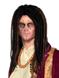 smiffys-deluxe-voodoo-dreadlock-wig-brown-black-one-size